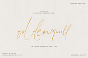 Goldenquill Elegant Signature Script, a Script Font by Only Fonts (Thumbnail 1 of 13)