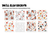 Halloween Haunted House Pattern, a Pattern Graphic by CreativeChristiana (Thumbnail 3 of 8)
