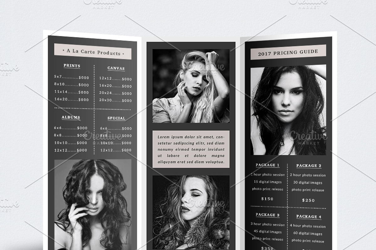 Photography Trifold Brochure Templat, a Brochure Template by NM-Design-Studio (Photo 3 of 5)