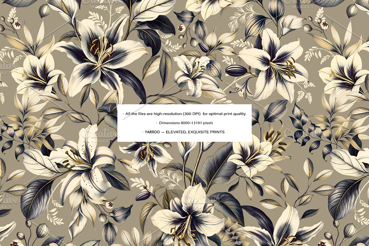 Maruvé Luxury Prints & Motifs, a Pattern Graphic by YARROO (Photo 8 of 10)