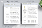 Resume CV Template Word & Mac Pages, a Resume Template by The Art of Resume (Thumbnail 4 of 8)