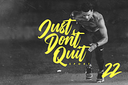 Vendetta Handstylish Font, a Script Font by Alif Devan R. (Thumbnail 7 of 15)