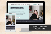 Coaching Wix Website Template, a Wix Template by Mindful Digital Co. (Thumbnail 2 of 10)