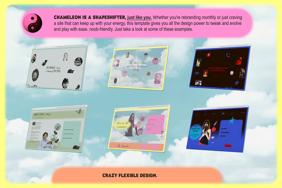 CHAMELEON Squarespace Template, a Squarespace Template by PEARLER (Photo 2 of 11)
