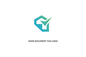 Home logo with Check mark