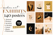 Poster Bundle Mystical Women Modern, a Decorative Illustration by Kaya Fonts (Thumbnail 1 of 23)