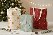 Christmas Backgrounds & Clipar, a Background Graphic by IrenKlm (Thumbnail 10 of 11)