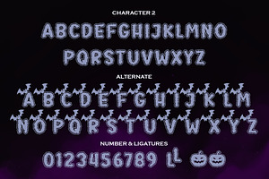 Spooky Party Font Font Trio