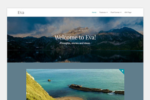 Eva - Responsive Minimal Blog Theme