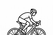 64 Fitness Workout Outline Icons, an Outline Icon by adenpinkstore (Thumbnail 8 of 18)