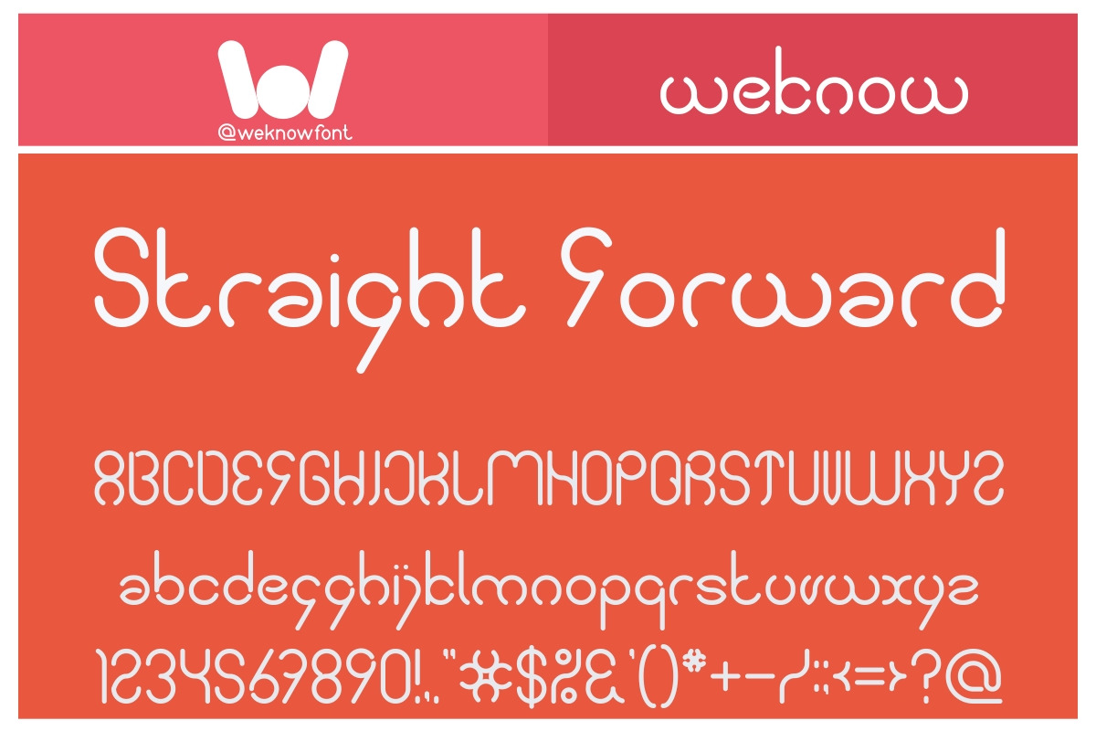 Simple font, a Font by weknow (Photo 4 of 5)