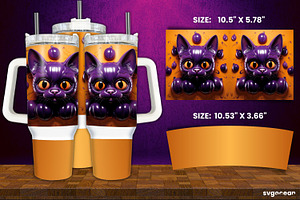 Inflated Halloween Tumbler Wrap