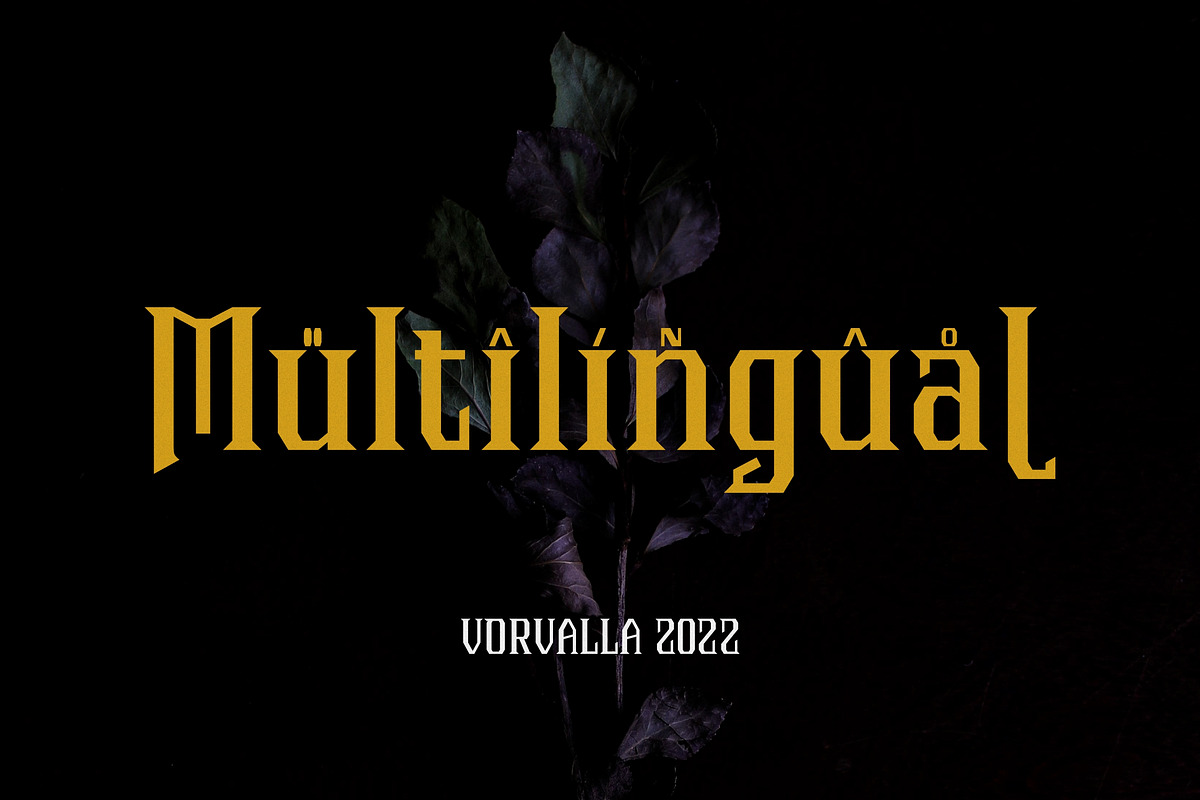 Vorvalla - Gothic Decorative Serif, a Serif Font by agnyhasyastudio (Photo 8 of 10)
