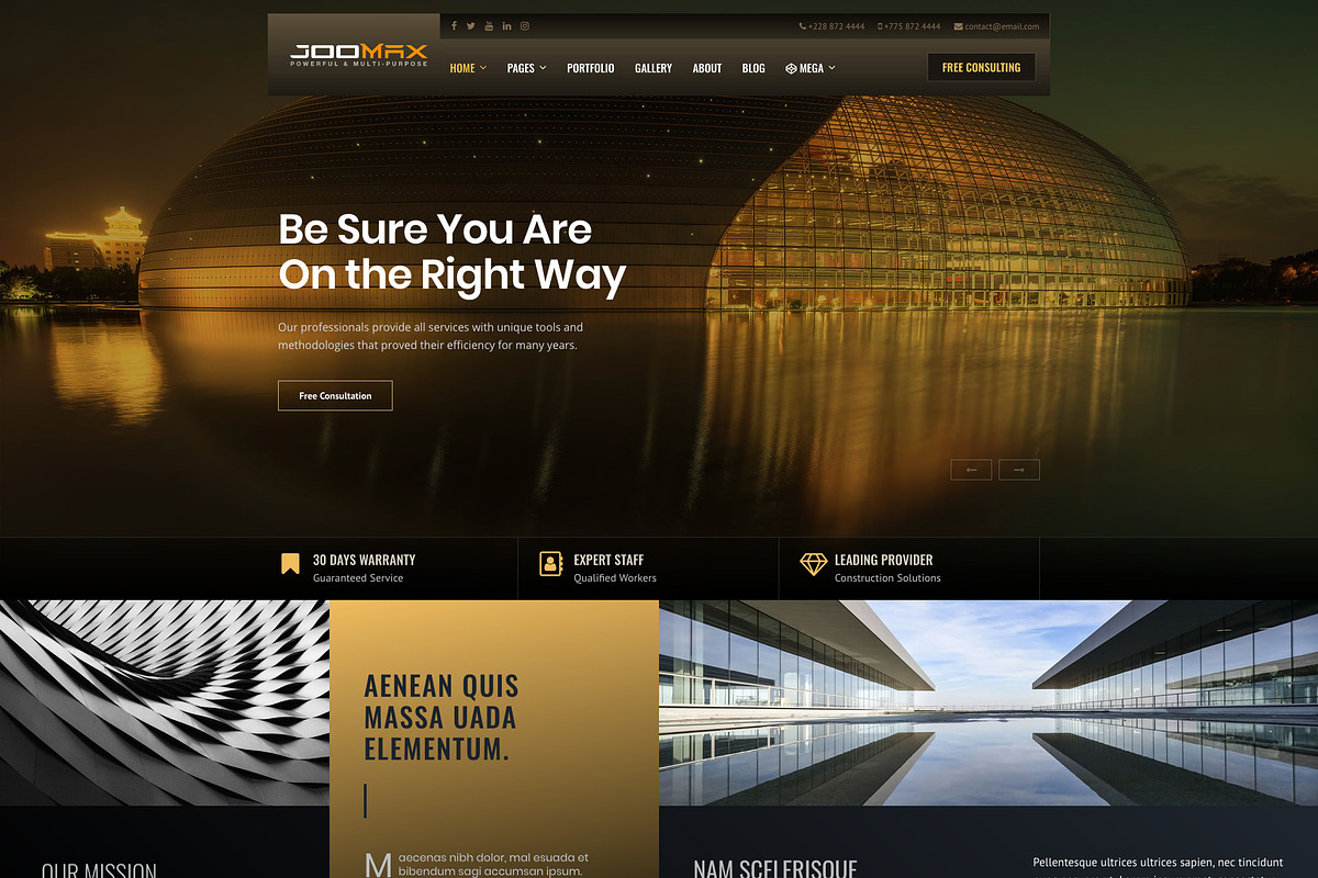 JooMax Site Building Kit For Joomla, a Websites & App Template by Webflex (Photo 9 of 10)