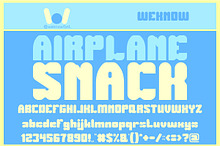 Airplane Snack font