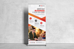 Corporate Roll Up Banner Standee