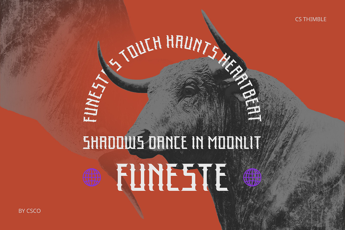 CS Thimble – Gothic Font, a Sans Serif Font by Craft Supply Co. (Photo 5 of 8)