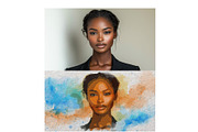 Watercolor Splash Photo Effect, a Brushes & More by studiogstock (Thumbnail 2 of 2)