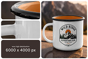 Enamel Metal Mug Mockup Set, a Cups & Container Mockup by Country4k (Thumbnail 3 of 4)