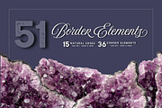 Amethyst Borders - Gemstone Edges, an Object Graphic by Turning Moss (Thumbnail 2 of 8)