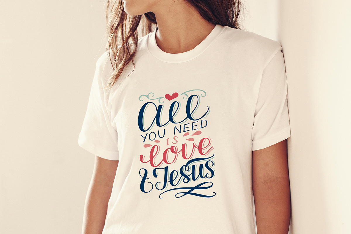 BUNDLE 74 BIBLE QUOTES, an Illustration by Ola-la-la (Photo 13 of 15)