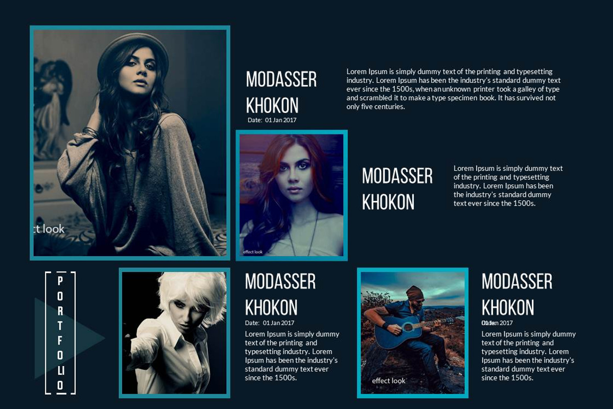 Professional CV PowerPoint Templates, a Presentation Template by MRI STUDIO (Photo 9 of 13)