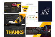 Automotive Powerpoint Template, a Presentation Template by PaperMoon (Thumbnail 4 of 4)