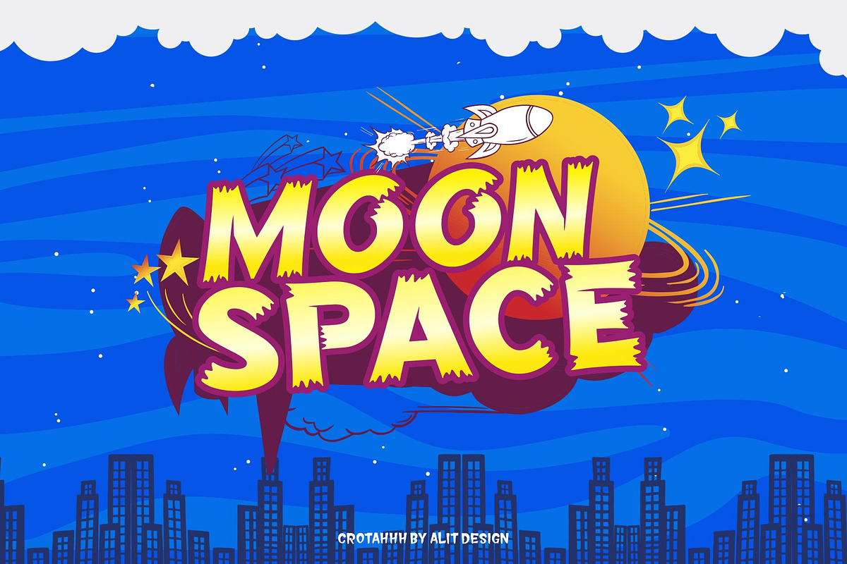 The Crotah Comic Style Font, a Sans Serif Font by alit design (Photo 13 of 16)