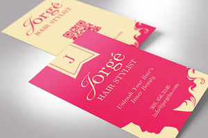 Hairstylist Business Card Template