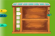 Game wooden shelf windows set, a Templates & Theme by julia_musdotter (Thumbnail 19 of 20)