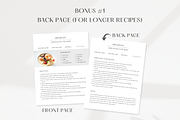 Recipe Sheet Template, a Flyer Template by ShopRShop (Thumbnail 4 of 9)