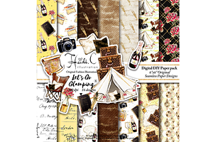 Let's Go Glamping Paper Pack