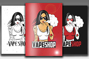12 Illustrations for Vape Shop, a Technology Illustration by Vector Market (Thumbnail 2 of 5)