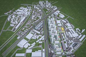 Residential And Industrial UrbanArea