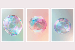 Buri Co - Iridescent Soap Bubbles