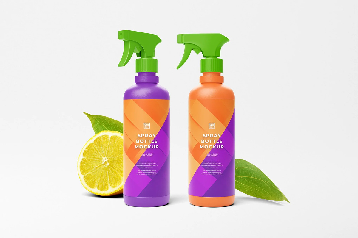 Spray Bottle Mockup, a Product Mockup by zpackcreative (Photo 1 of 5)