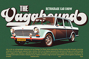 Mafhea - Vintage Retro Font, a Script Font by Letter Fresh (Thumbnail 6 of 12)