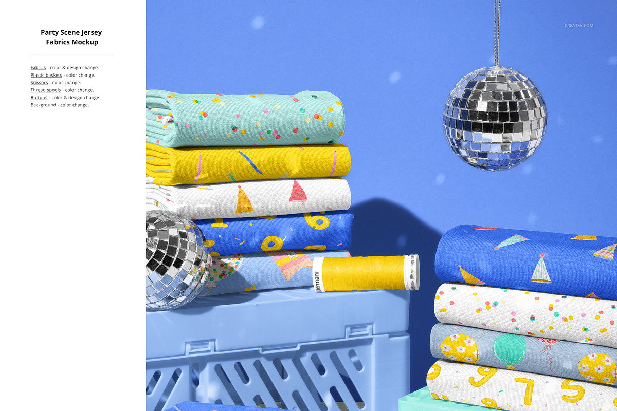 Fabric Factory v.8 Mockup Bundle, a Merchandise Mockup by creatsy5 (Photo 29 of 53)