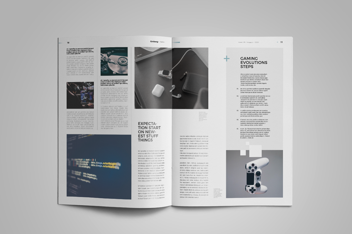 Greberg | Magazine Template, a Magazine Template by spidergraph (Photo 5 of 11)