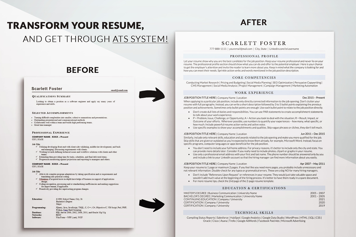 ATS Friendly Executive Resume / CV, a Resume Template by BestResumes.Co (Photo 8 of 9)