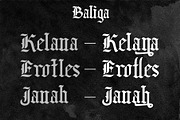 Baliga Blackletter, a Blackletter Font by Authentic Studio (Thumbnail 6 of 11)