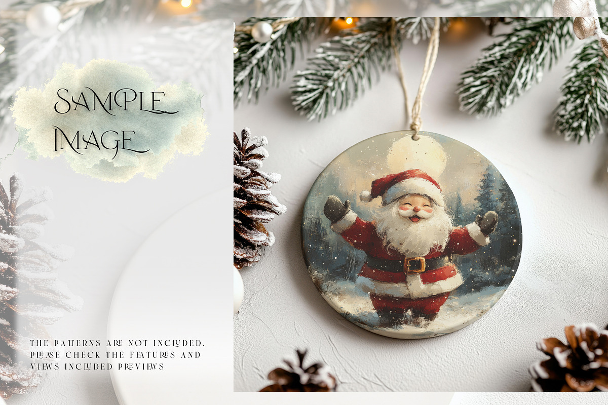 Christmas Ceramic Ornament Mockups, a Product Mockup by mock-ups (Photo 6 of 8)
