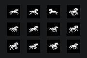 60 Horse Silhouette Logo Bundle, a Branding & Logo Template by Vectorium Studio (Thumbnail 11 of 11)