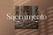 Sacramento Modern Ligature Serif, a Serif Font by Creatype Studio (Thumbnail 1 of 9)