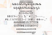 School Homework | Script Font, a Script Font by Scratchones (Thumbnail 7 of 8)