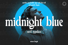 Midnight blue -Retro and psychedelic