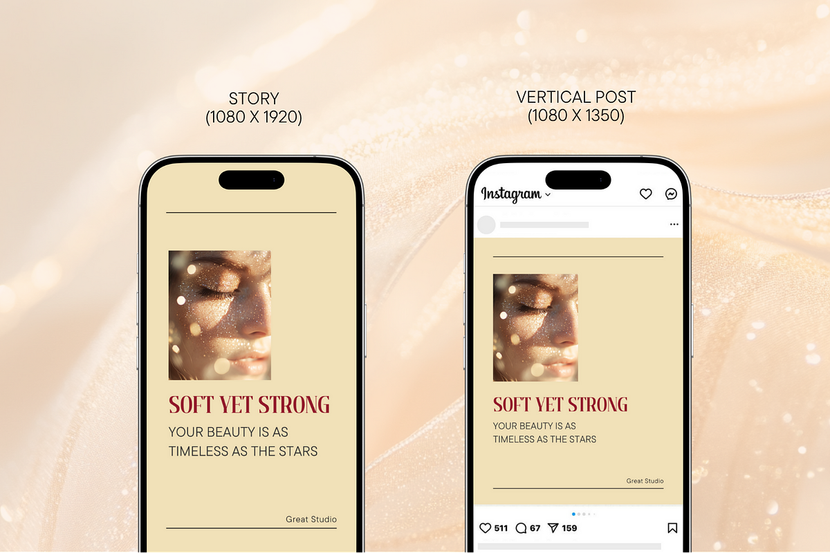 Elegant Fashion Instagram Templates, a Social Media Template by Ollyta May (Photo 5 of 11)