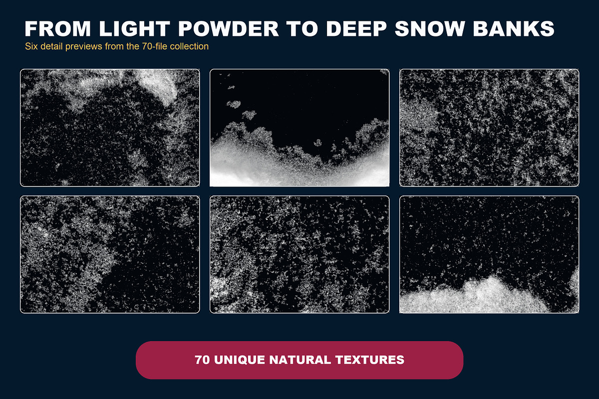 70 Real Snow Ground PNG Overlays, a Texture Graphic by vovan (Photo 7 of 9)