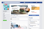 Foodie Facebook Cover Pack, a Social Media Template by Crevo Studio (Thumbnail 5 of 10)
