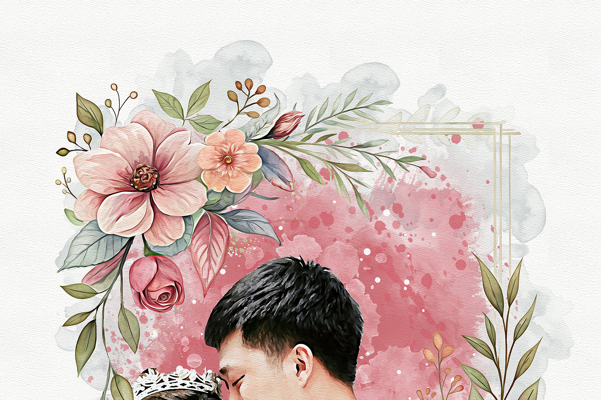 Custom Watercolor Wedding Effect, an Action Add-On by MRI STUDIO (Photo 15 of 19)